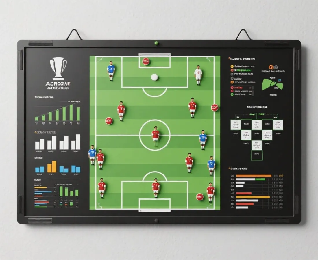 球隊戰術與數據觀察示意圖